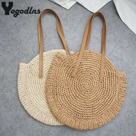BohoLuxe Straw Satchel