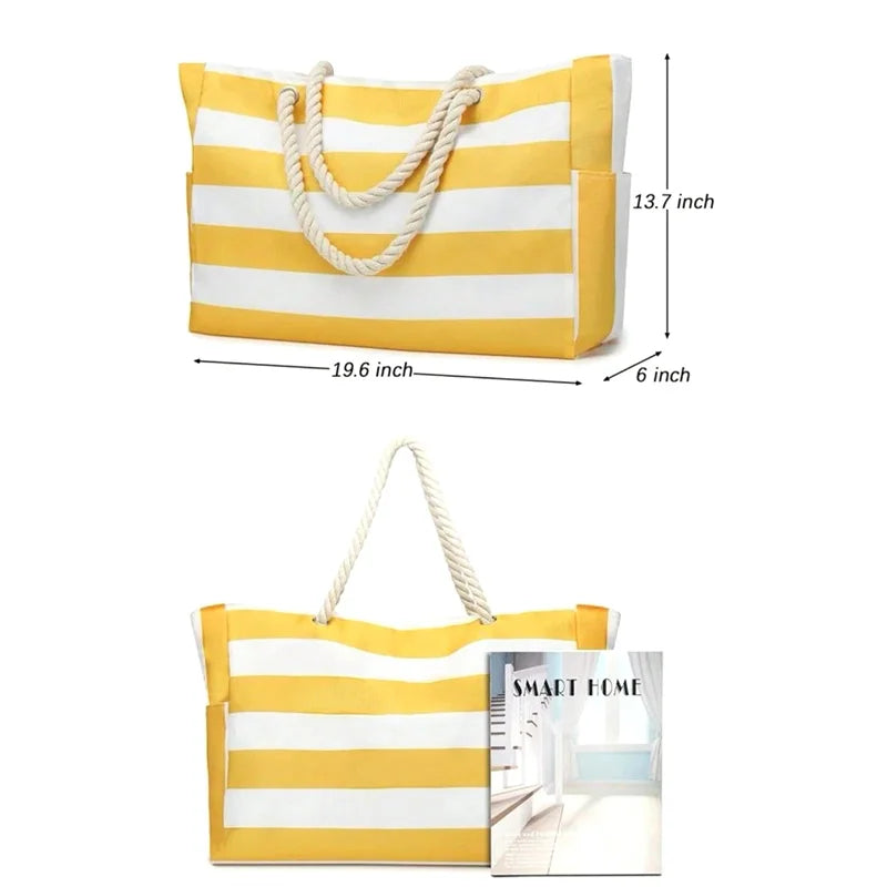 Coastal Chic Beach Bag