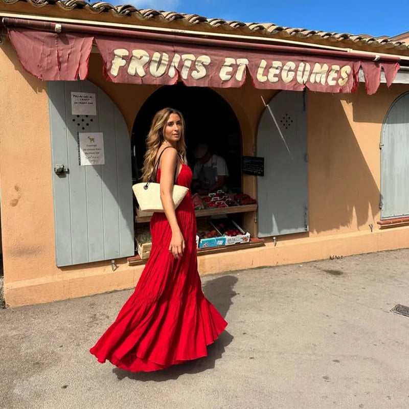 Red radiance dress
