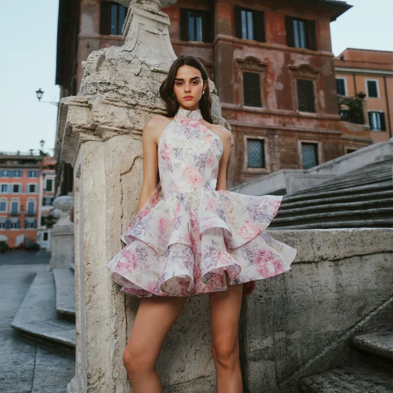 Bloom Charm Short Dress