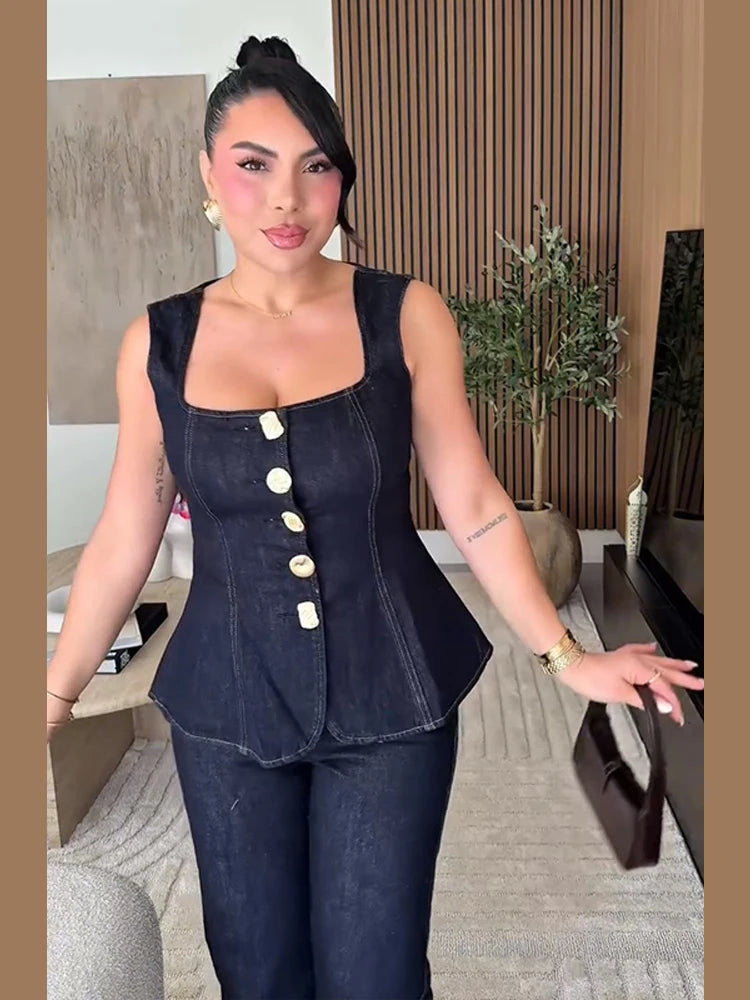 Celeste Denim Duo