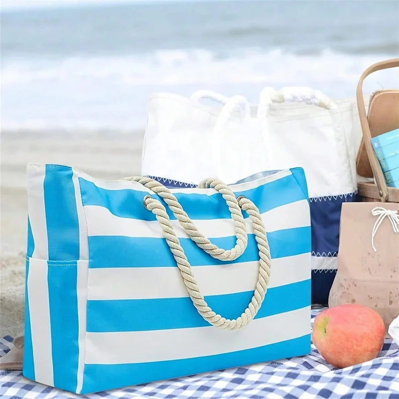 Coastal Chic Beach Bag
