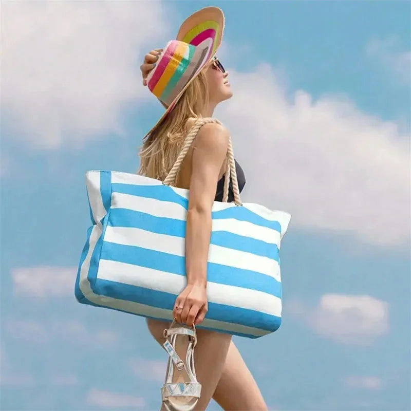 Coastal Chic Beach Bag