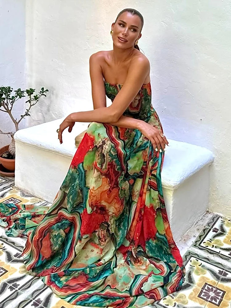 Aurora Tropic Maxi Dress