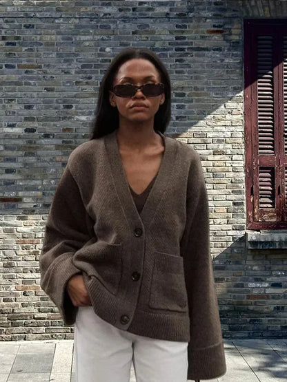 MOCHA CHIC CARDIGAN