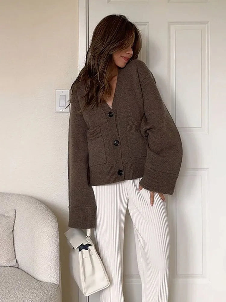 MOCHA CHIC CARDIGAN