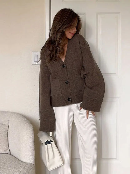 MOCHA CHIC CARDIGAN