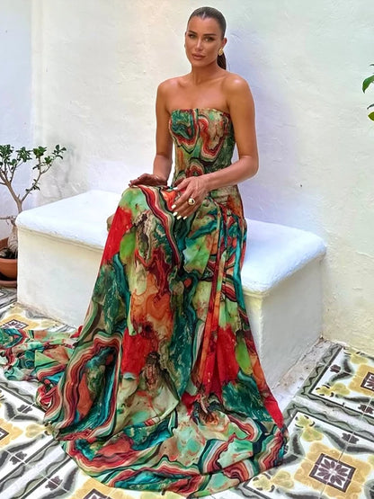 Aurora Tropic Maxi Dress