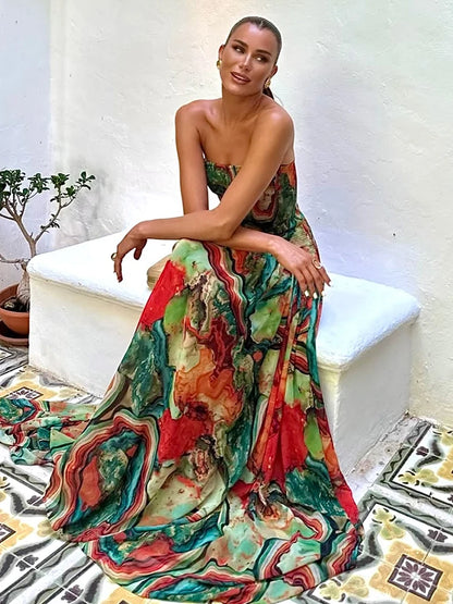 Aurora Tropic Maxi Dress